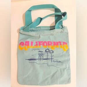 Y2K Hollister Teal Tote bag with California Design